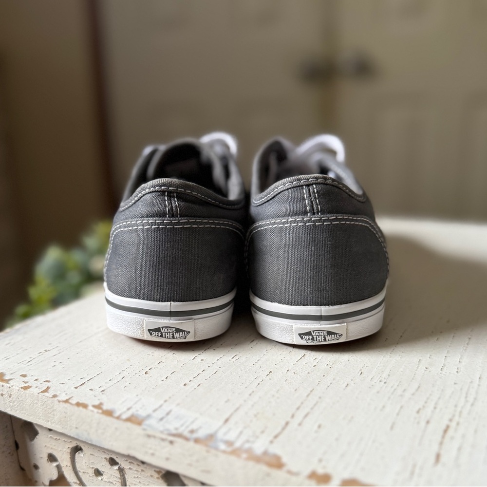 Vans Classic Grey Canvas Sneakers - Picture 7 of 8
